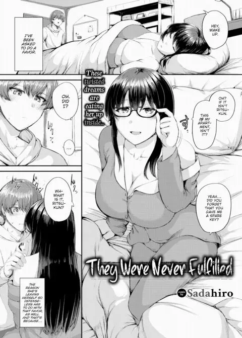 They Were Never Fulfilled manga cover