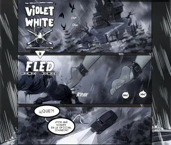 [Sleepygimp] Violet White in Fled [Spanish] manga cover