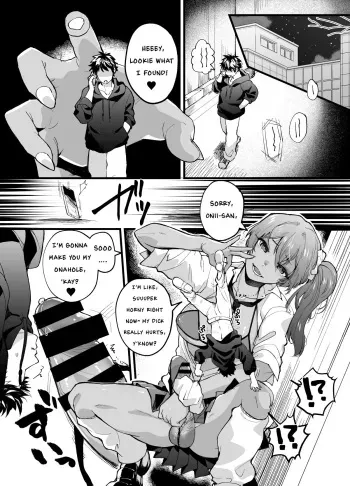 Tsukonin o Onaho ni Suru Futanari Kyojo Gyaru | Passerby Used as an Onahole by a Giantess Futanari Gyaru manga cover
