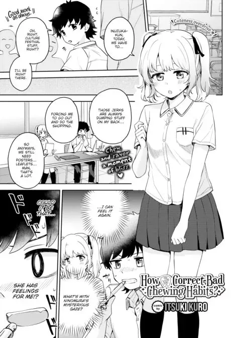 How Do You Correct Bad Chewing Habits? manga cover