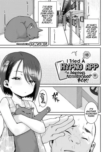 Mukatsuku Kinjou no Gaki Ni Sai Apuri Yatte Mita | I Tried A Hypno App On The Annoying Neighborhood Brat manga cover