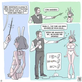 The magic trick + cosmic pandemic by monsieur robot manga cover