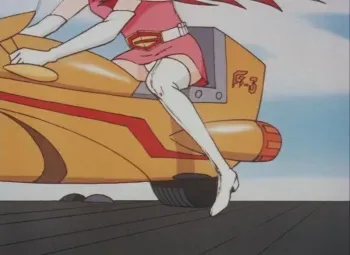 Gatchaman fanservice/pantyshot compilation manga cover