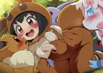 [DAGASI] Minna de Nakayoku Koubi Gokko (Pokémon Sword and Shield) [Decensored] manga cover
