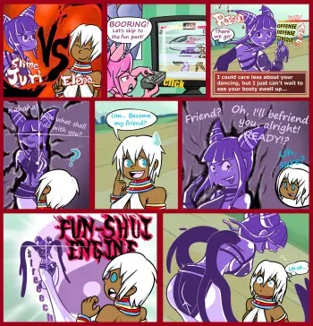 Ultra Slime Fighter IV: TnC Edition manga cover