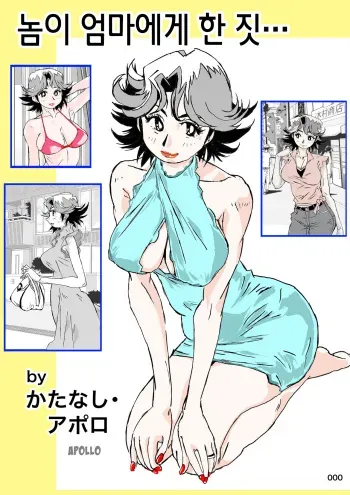 [Katanashi Apollo] Yatsu ga Kaa-san ni Shita Koto... | 놈이 엄마에게 한 짓… [Korean] manga cover