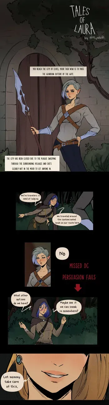 [HolyMeh] Tales of Laura (DnD x OC) manga cover