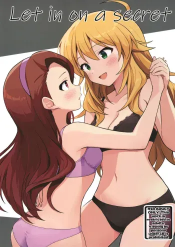 Let in on a secret manga cover