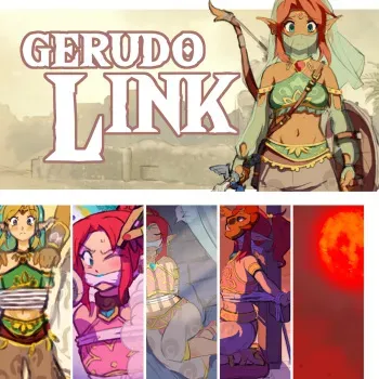 [HeartGear] Gerudo Link (The Legend of Zelda) manga cover