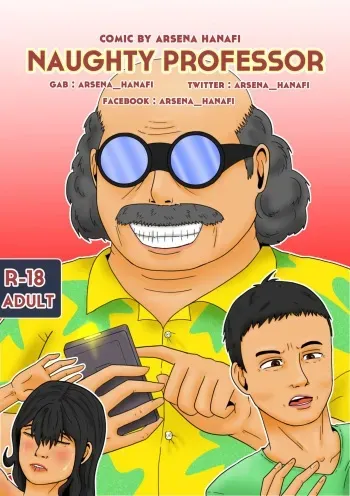 Naughty Professor - censored manga cover