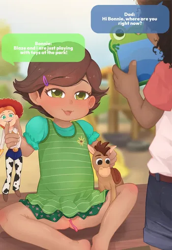 [Pitoba] Bonnie's Outdoor Playtime (Toy Story 5) [English] [Decensored] manga cover
