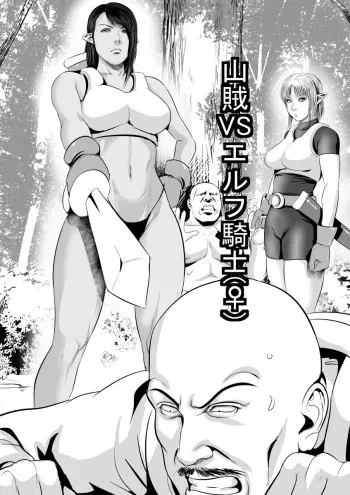 Sanzoku VS Elf Kishi Zenpen manga cover