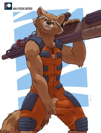 [Negger] Rocket Raccoon 2 (Guardians of the Galaxy) manga cover