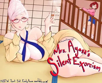 [MrHernanDrawings] Mrs. Ayase's Silent Exorcism (DanDaDan) manga cover