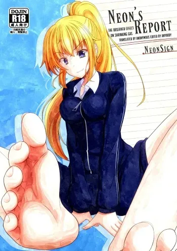 [NeonSign (DRE)] Neon's Report - Fukugougata Shukushou Gas no Kouka Sokutei | Neon's Report - The Observer Effect On Shrinking Gas [English] [Anonymous] [Digital] manga cover