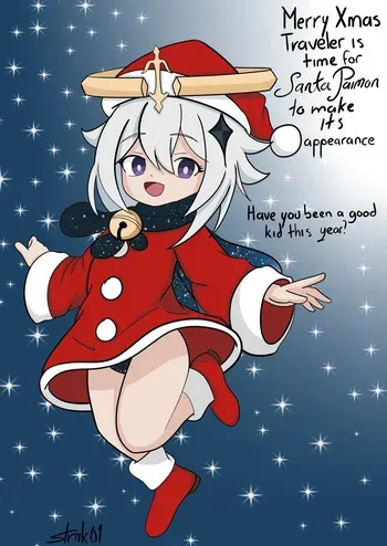 [Strak01] Paimon's Gift (Genshin Impact) manga cover