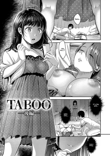 TABOO -Kouhen- manga cover
