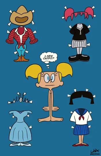 [ArcRoyale] Dee Dee's New Clothes (Dexter's Laboratory) manga cover