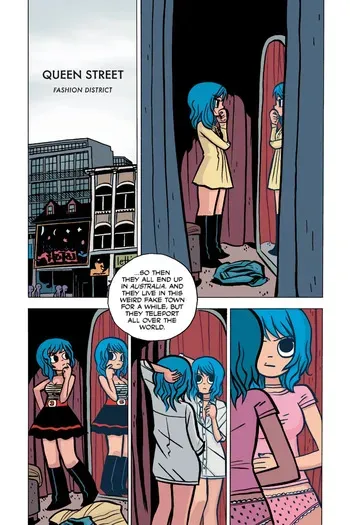 (Camper34) Scott Pilgrim porn: Ramona Flowers X shota manga cover