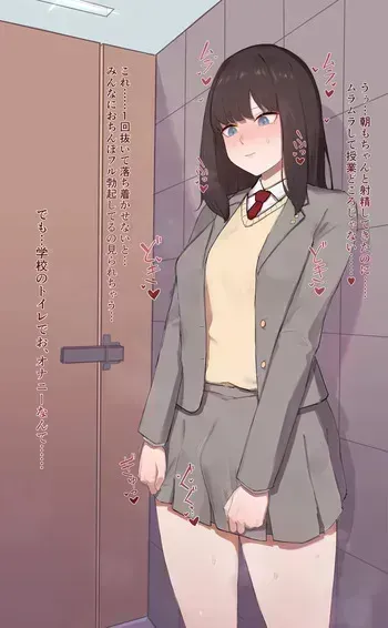 [さくさくノンフライ] スカート越しオナニーふたなりちゃん (ブルーアーカイブ) manga cover