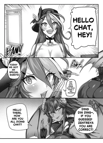 [Lungnut] Vtubers Collab (Techycutie x Zentreya) manga cover