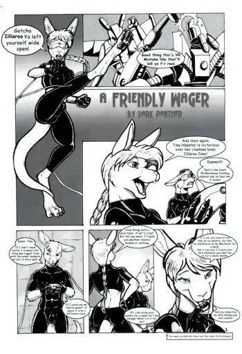 [Dark Panther] A Friendly Wager manga cover