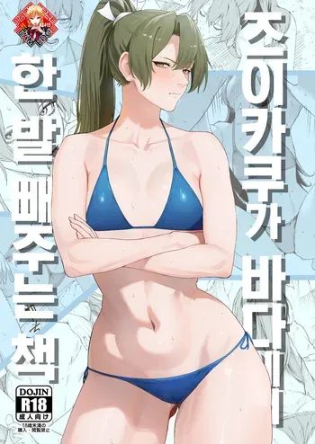 [Solo Play (Feega)] Zuikaku ni Umi de Nuite Morau Hon | 즈이카쿠가 바다에서 한 발 빼주는 책 (Kantai Collection -KanColle-) [Korean] [Team Edge] [Digital] manga cover