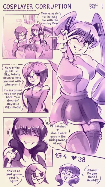 [ParkdaleArt] Cosplayer Corruption [complete] manga cover
