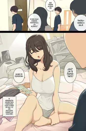 [Wakamatsu] Seikatsu mo Teiso Kannen mo Darashinai Gishi Ni Ya-ra Sete Morau | Me Voy A Coger A Mi Hermanastra, Que Es Descuidada Tanto En Su Estilo De Vida Como En Su Sentido De Castidad [Spanish] manga cover