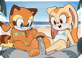 [Bunguy] Marine & Cream Footjob (Sonic the Hedgehog) manga cover