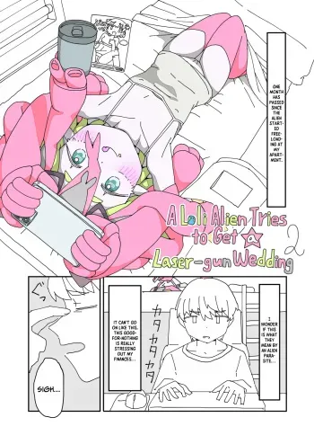 Kisei Jijitsu ni Goyoujin 2 | A Loli Alien Tries to Get a Laser-Gun Wedding 2 manga cover