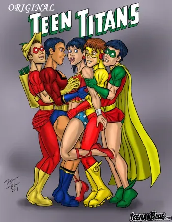 [Iceman Blue] Original Teen Titans manga cover