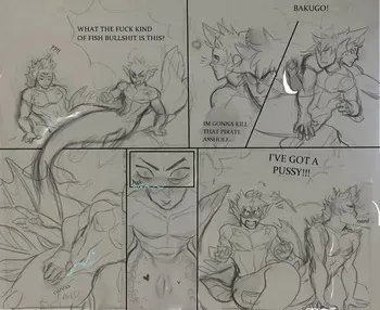 [Debasement14] KiriBaku mermaid AU (Boku No Hero Academia) [English] manga cover