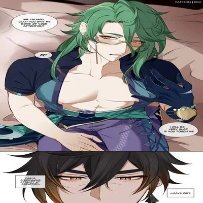 Zhongli x Baizhu [Yaoi] [Doujinshi] manga cover