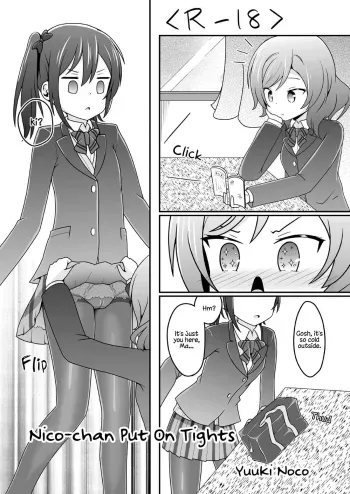 Haikei Nicochan Put On Tights manga cover