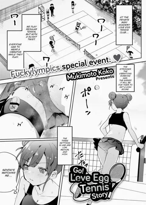 Go! Love Egg Tennis Story manga cover