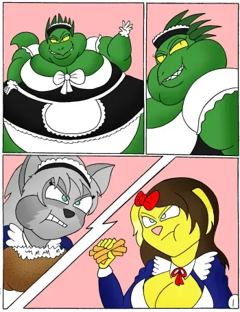 [robot001] Maid To Be Huge manga cover