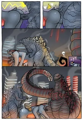 [Pero3] Shin x Muto (Godzilla) manga cover