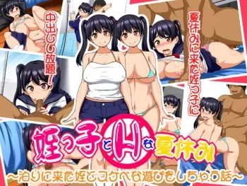 [Cyclone] Meikko to H na Natsuyasumi ~Tomari ni Kita Mei to Sukebe na Asobi o Shichau Hanashi~ manga cover