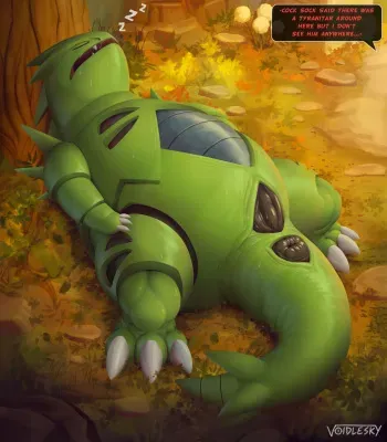[Voidlesky] Gen 2 Breeder - Tyranitar (Pokemon) manga cover