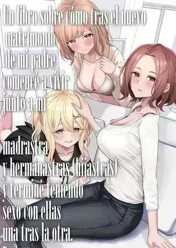 [Kamatsuka (Kamatsuka)] Chichi no Saikon de Doukyo suru Koto ni Natta Gibo no Gijou Shimai to Kawarugawaru Sex shite shimatta Hon [Spanish] [SSR Translations] [Digital] manga cover