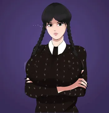 [g3mma] Wednesday Addams manga cover
