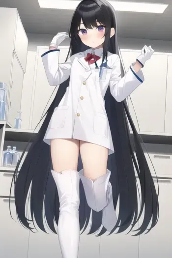 Les Bottes de fille scientifique [AI Generated] manga cover