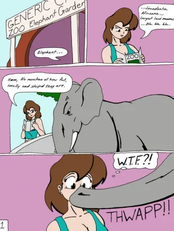 [Skyhammer] Girl into Elephant manga cover