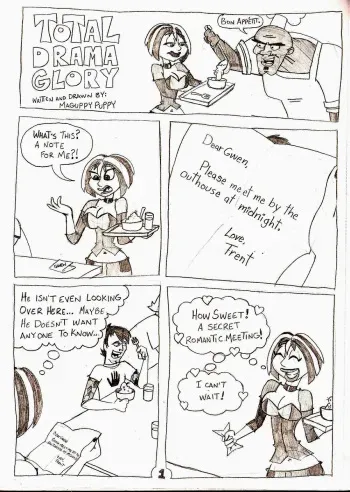 [Maguppy Puppy] Total Drama Glory (Total Drama Island) manga cover