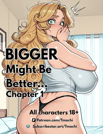 [Tmochi] Bigger Might Be Better... Chapter 1 [AI Generated] manga cover