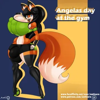 [Antizero] Angela's day at the gym manga cover