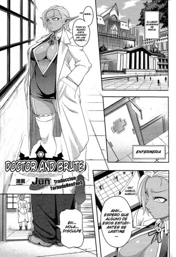 [Jun] Hokeni to Yajuu | Doctor and Brute (Mahou Gakuen Hen) [Spanish] [TornadoHenFanS] manga cover