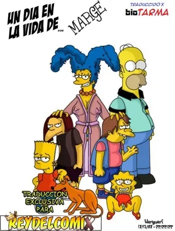 Un Dia En La Vida De Marge (THE SIMPSONS) manga cover