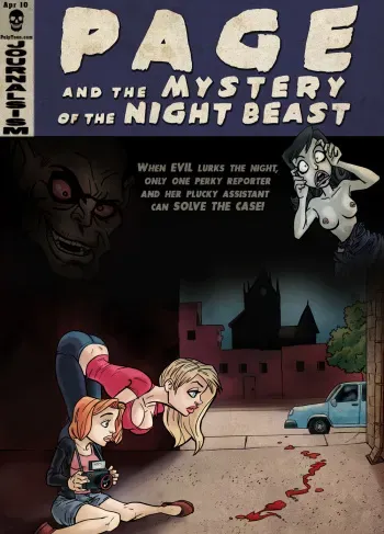PAGE AND THE MISTERY OF THE NIGHT BEAST (PULPTOON) manga cover